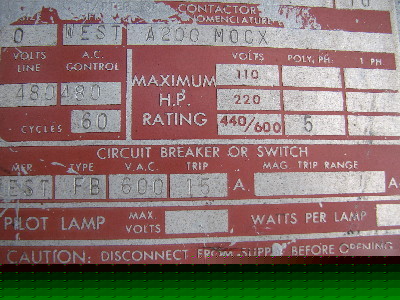 Crouse-hinds explosion proof starter op fb w 643 S454V