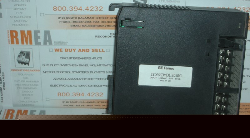 Ge fanuc IC693MDL230A input module, used