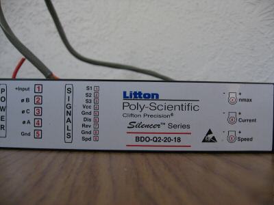 Moog/litton poly-sci silencer bdo-Q2-20-18 lot of 15