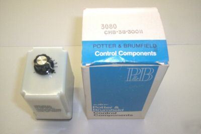 Time delay relay potter brumfield CHB38 30011 