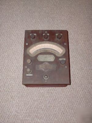 Vintage weston portable wattmeter