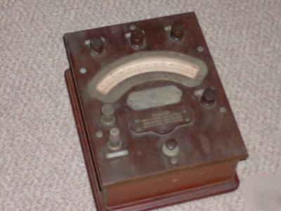 Vintage weston portable wattmeter