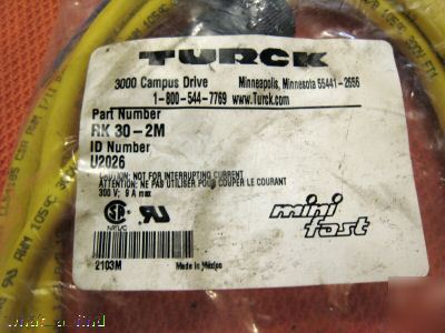 New turck RK30-2M cable assembly RK302M mini fast