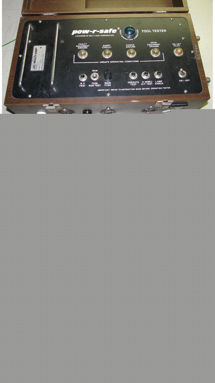 Multi-amp power tool test set, pow-r-safe c-2500