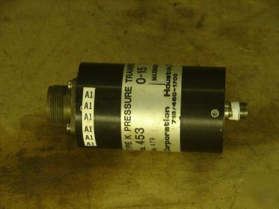 Uson type k pressure transmitter tranducer 453 0-15 psi