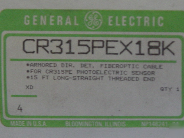 Ge CR315PEX18K armored fiber optic cable for CR315PE