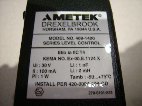 Drexelbrook universal transmitter 409-1400