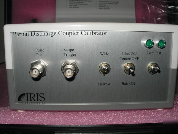 Iris partial discharge coupler test set