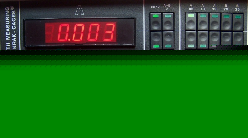 Hartrun fractomat krak-gage 1288 display / control, ndt