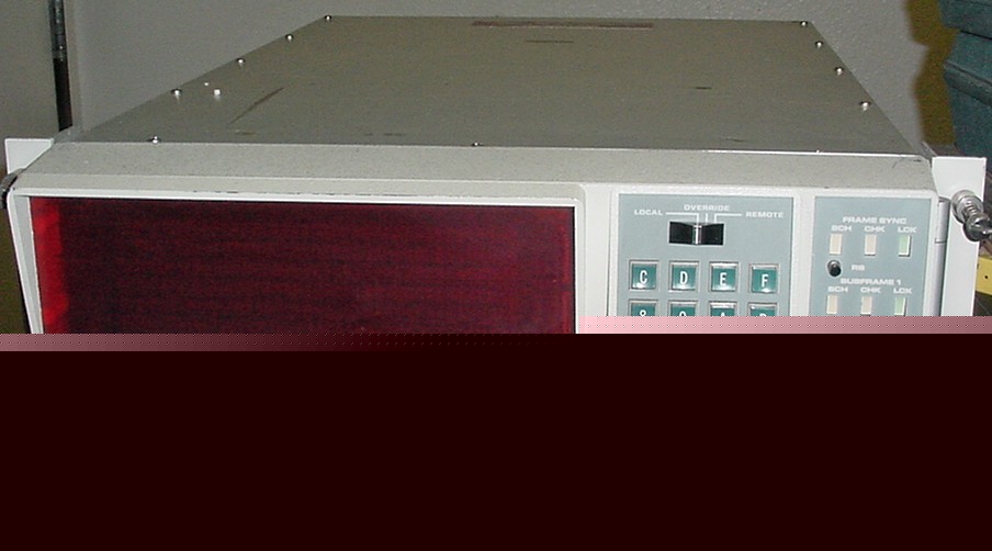 Schlumberger emr 8330 pcm decom time code generator