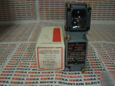 New cutler hammer photoelectric sensor E51CLP6 