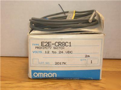 Omron E2E-CR8C1 E2ECR8C1 proximity prox switch 