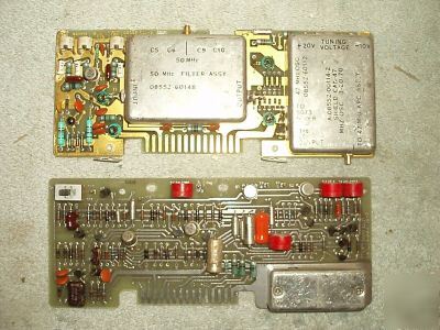 Hp spectrum analyzer H01-8552 boards 50MHZ filter assy