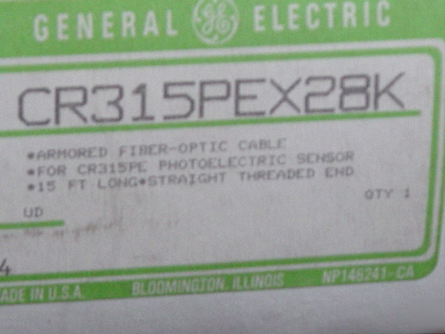 Ge CR315PEX28K armored fiber optic cable for CR315PE