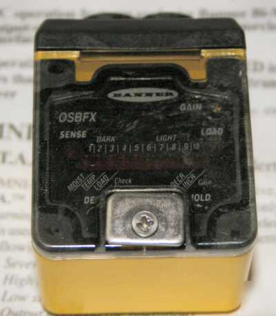 Banner omni-beam photoelectric sensor head osbfx 