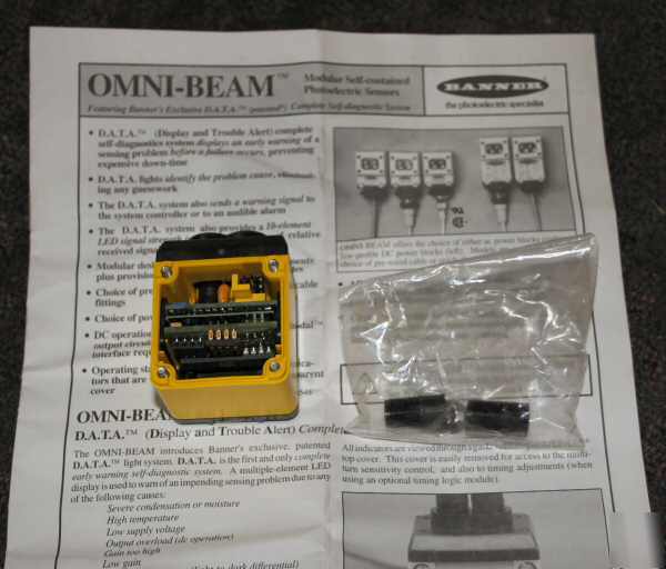 Banner omni-beam photoelectric sensor head osbfx 