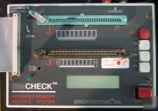 Innoventions simcheck memory tester 40-bit port