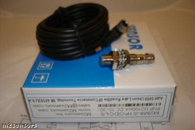 New M8-pnp inductive proximity sensor switch w cable 