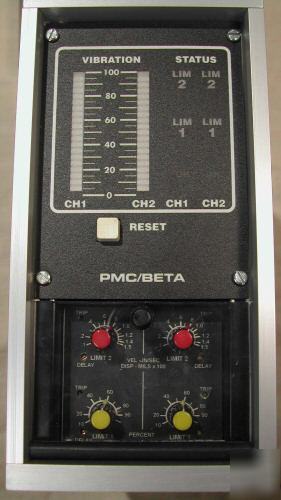 Metrix vibration monitor pmc beta vibration transducer 