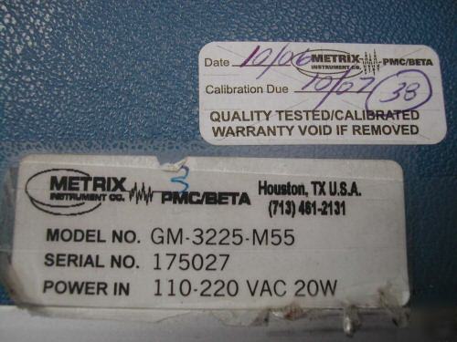 Metrix vibration monitor pmc beta vibration transducer 