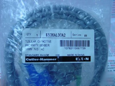 Cutler hammer proximity sensor E53KAL30A2 30MM ac 