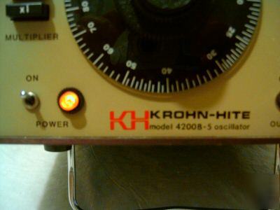 Krohn-hite 4200B 4200 b oscillator nice wow 