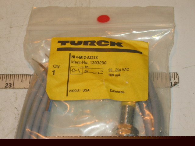 New turck threaded proximity sensor NI4-M12-AZ31X