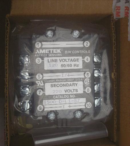 Ametek patriot sensors 1500-d-L1-S7 liquid level relay 
