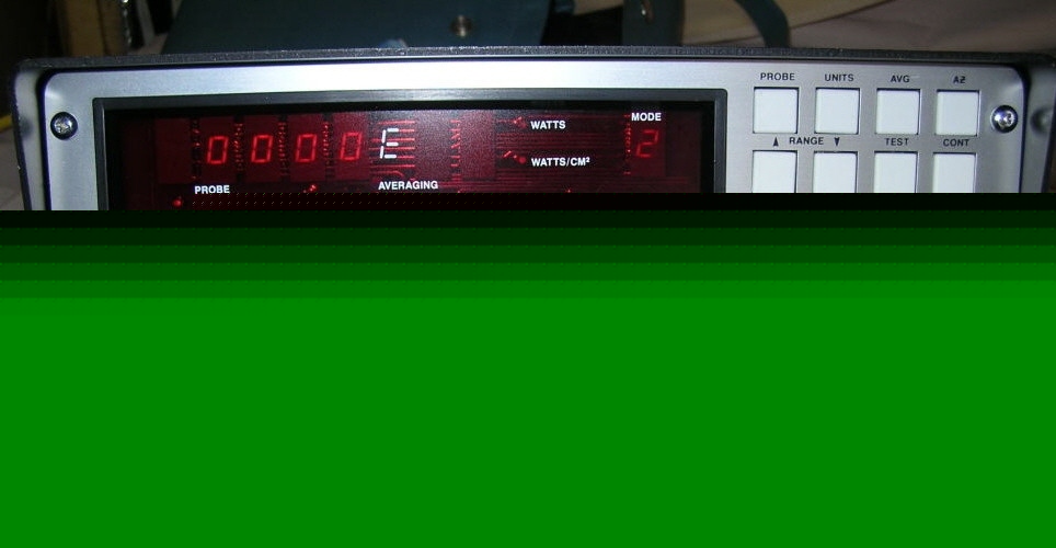 Laser precision rs-5900 pyroelectric radiometer