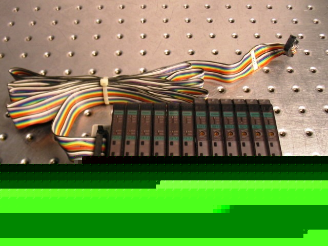 T28533 [12] sunx fiber sensors w/[3] sunx sensor links