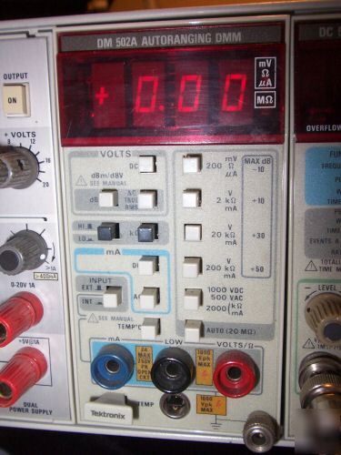 Tektronix TM504, DM501A, PS503A, DM502A,DC503A, PG506A