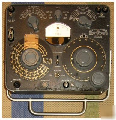 Vintage general radio type 1650-a impedance bridge