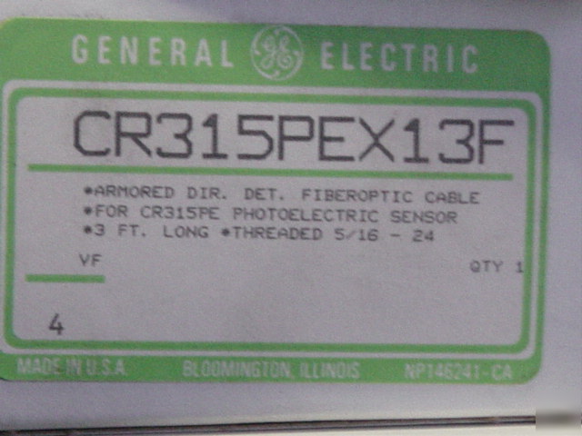 Ge CR315PEX13F armored fiber optic cable for CR315PE