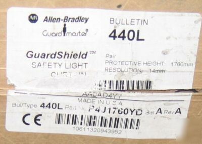 Allen-bradley safety light curtain 69