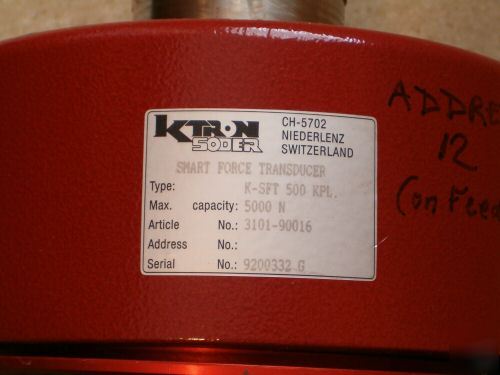 K-tron k-sft-500 smart force transducer / load cell 