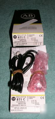 New two allen-bradley 871C inductive proximity sensors