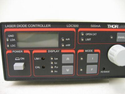 Thorlabs ldc 500 laser diode controller 