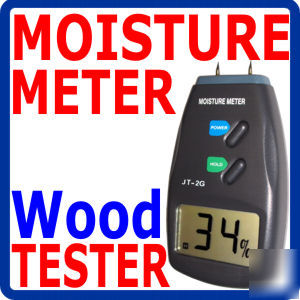 New digital moisture meter wood firewood damp 2-pin jta
