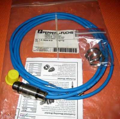 New pepperl & fuchs nj 1.5-18GM-n-d proximity sensor