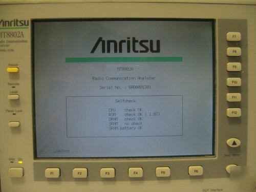 Anritsu MT8802A radio communication analyzer 3 ghz cdma