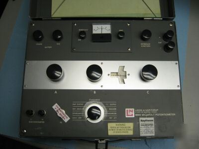 Leeds & northrup millivolt potentiometer model 8686 