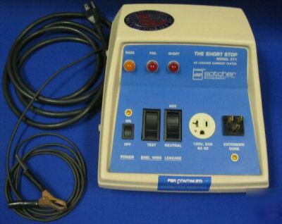 Sotcher 311 short stop ac leakage current tool tester