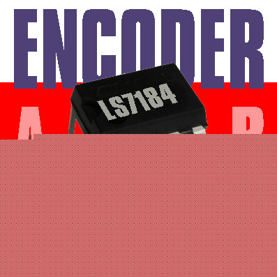 LS7184 encoder to counter interface chip - out:step/dir