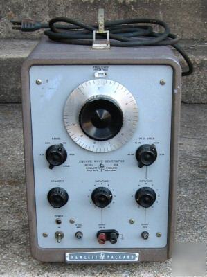 Vintage hewlett packard 211A square wave generator