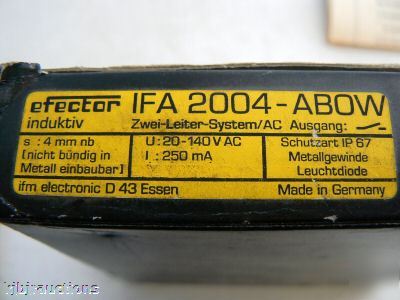 Efector ifa 2004-abow proximity switch 