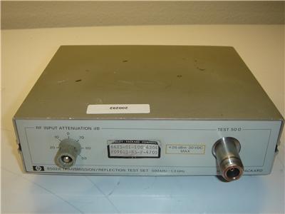 Hp agilent 8502A transmission set 500KHZ-1.3GHZ #292