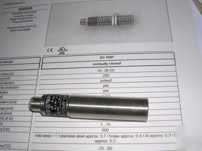 New ifm efector 100 inductive proximity switch, IG5555