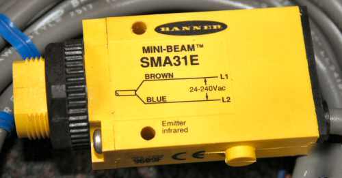 Banner mini-beam photo sensor infared emitter SMA31E 